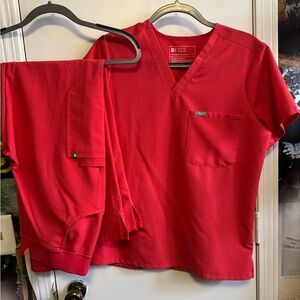 Figs scrub set. Hibiscus.